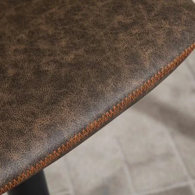 HOMCOM Adjustable Bar Stools Set Of 2, Swivel Bar Height Chairs Barstools Padded With Back For Kitchen, Counter, And Home Bar 8 HOMCOM Adjustable Bar Stools Set Of 2, Swivel Bar Height Chairs Barstools Padded With Back For Kitchen, Counter, And Home Bar - Image 6