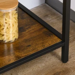 HOMCOM Industrial Wine Rack With 11-Bottles Holder, Free Standing Wine Shelf With Glass Holders For Home Bar, Kitchen, Rustic Brown 10 HOMCOM Industrial Wine Rack With 11-Bottles Holder, Free Standing Wine Shelf With Glass Holders For Home Bar, Kitchen, Rustic Brown -Homcom GUEST 73dea91e d01c 41eb b1f3 fd370b0b4323