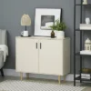 HOMCOM Modern Kitchen Storage Cabinet, Accent Sideboard With Adjustable Shelves And Wood Legs For Dining Living Room, Natural -Homcom GUEST 7433777e 177c 4462 9161 52dc31796f73