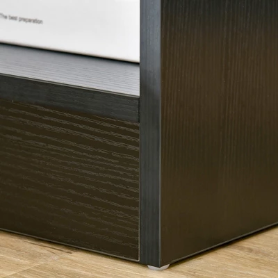 HOMCOM Modern Nightstand, Accent End Table With Drawer And Storage Shelf, Sofa Side Table For Living Room Or Bedroom 7 HOMCOM Modern Nightstand, Accent End Table With Drawer And Storage Shelf, Sofa Side Table For Living Room Or Bedroom - Image 5