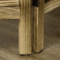 HOMCOM Room Divider, 5.5' Tall Wood Indoor Portable Folding Privacy Screens, Double Hinged Partition Wall Dividers For Home, Brown -Homcom GUEST 7a33761b 238a 4ec8 b588 5da39d847c98