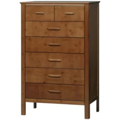 HOMCOM Tall Dresser For Bedroom, 7 Drawer Dresser, Chest Of Drawers With Bamboo Frame, Brown -Homcom GUEST 7c3305ed d8a1 43fb b366 5acd73e25f84