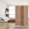 HOMCOM 6' Tall Wicker Weave 3 Panel Room Divider Privacy Screen - Natural 1 HOMCOM 6' Tall Wicker Weave 3 Panel Room Divider Privacy Screen - Natural -Homcom GUEST 7dacb101 c83f 47ec ab9a a5e66f3f2068