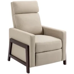 HOMCOM Manual Recliner Chair For Living Room Bedroom, Reclining Sofa Armchair With Footrest, Greige 9 HOMCOM Manual Recliner Chair For Living Room Bedroom, Reclining Sofa Armchair With Footrest, Greige -Homcom GUEST 7de39522 b936 48d9 ad15 ef890d3fc689