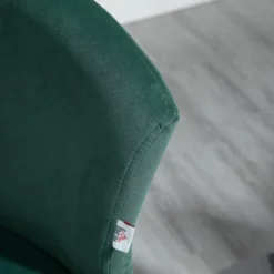 HOMCOM Adjustable Bar Stools Set Of 2, Velvet Kitchen Stool, Upholstered Counter Height Barstool With Swivel Seat, Wing Back, Dark Green 11 HOMCOM Adjustable Bar Stools Set Of 2, Velvet Kitchen Stool, Upholstered Counter Height Barstool With Swivel Seat, Wing Back, Dark Green -Homcom GUEST 7de85e60 cf72 4515 8aa2 3620f379273a