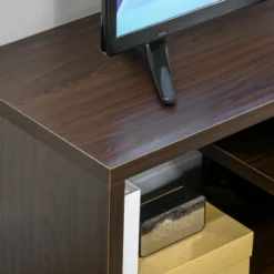HOMCOM Modern TV Stand For TVs Up To 45", TV Cabinet With Storage Shelf And Drawer, Entertainment Center For Living Room Bedroom, Walnut 10 HOMCOM Modern TV Stand For TVs Up To 45", TV Cabinet With Storage Shelf And Drawer, Entertainment Center For Living Room Bedroom, Walnut -Homcom GUEST 7f818f96 ef85 4f5d b159 87290bc4466d