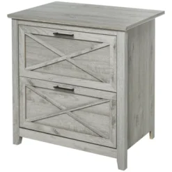 HOMCOM Retro Wooden 2-Drawer Lateral File Chest Cabinet Pedestal For Document Storage With Hanging Bar For Letter/Legal Size, Gray 11 HOMCOM Retro Wooden 2-Drawer Lateral File Chest Cabinet Pedestal For Document Storage With Hanging Bar For Letter/Legal Size, Gray -Homcom GUEST 815f8a05 3a76 4391 a581 80edaa572895