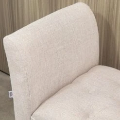 HOMCOM End Of Bed Bench With Button Tufted Design, Upholstered Bench With Arms And Solid Wood Legs For Bedroom -Homcom GUEST 82d55e92 0c71 408e b581 a47d2c2da548