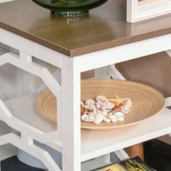 HOMCOM Modern End Table, Accent Side Table With 2 Storage Shelves For Living Room, Bedroom -Homcom GUEST 8a03a5d1 6a4d 447f b948 59057d46d40c