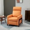 HOMCOM Manual Recliner Chair For Living Room Bedroom, Reclining Sofa Armchair With Footrest, Orange 2 HOMCOM Manual Recliner Chair For Living Room Bedroom, Reclining Sofa Armchair With Footrest, Orange -Homcom GUEST 8c59b74c 6db9 4f01 95a0 f8fde5496ee9
