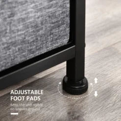 HOMCOM 8-Drawer Dresser, 3-Tier Fabric Chest Of Drawers, Storage Tower Organizer Unit With Steel Frame For Bedroom, Hallway -Homcom GUEST 8fc6d466 7d4b 47f1 b024 6165aa25d06d