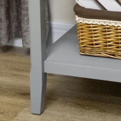 HOMCOM Vintage Side Table For Living Room Or Bedroom Storage End Table With Antique Handle Drawer & Shelf, Wooden Side Table, Set Of 2, Gray 11 HOMCOM Vintage Side Table For Living Room Or Bedroom Storage End Table With Antique Handle Drawer & Shelf, Wooden Side Table, Set Of 2, Gray -Homcom GUEST 9418965c 0b4c 4e72 8000 42c9b297d9a6