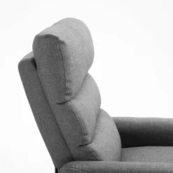 HOMCOM Power Lift Assist Recliner Chair For Elderly With Remote Control, Linen Fabric Upholstery Gray -Homcom GUEST 97d6e7c9 3751 4a5d a61b e78e158c25aa