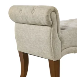 HOMCOM Traditional Style Entryway Bed End Shoe Bench With Button Tufted And Rounded Arm For Living Room 10 HOMCOM Traditional Style Entryway Bed End Shoe Bench With Button Tufted And Rounded Arm For Living Room -Homcom GUEST 9a517f25 e120 4adb 9d95 e59730b9cfe8