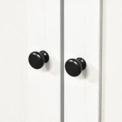 HOMCOM 63.5" Kitchen Buffet With Hutch, Pantry Storage Cabinet With 4 Shelves, Drawers, Framed Glass Doors, Open Microwave Countertop, Antique White -Homcom GUEST a11a5c4f a85f 4595 87e6 9dd1cf14a497