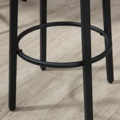 HOMCOM Industrial 5-Piece Bar Table And Chairs Set, Space Saving Dining Table With 4 Stools For Pub And Kitchen, Brown -Homcom GUEST a131e24c faac 4e62 b53a df07de5d03f1