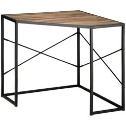 HOMCOM Corner Computer Desk With Steel Frame For Small Spaces, Writing Desk For Workstation, Black 9 HOMCOM Corner Computer Desk With Steel Frame For Small Spaces, Writing Desk For Workstation, Black -Homcom GUEST a40389cc 6731 4611 a1cd 24e7ea6666a8