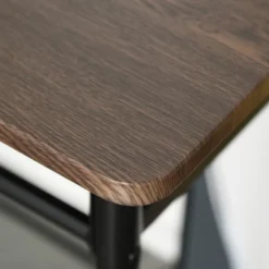 HOMCOM 3 Piece Counter Height Bar Table And Chairs Set, Space Saving Dining Table With 2 Matching Stools, Storage Shelf Metal Frame Footrest 16 HOMCOM 3 Piece Counter Height Bar Table And Chairs Set, Space Saving Dining Table With 2 Matching Stools, Storage Shelf Metal Frame Footrest -Homcom GUEST a4eb1f37 7216 4b4d 94e7 54bdf9215304