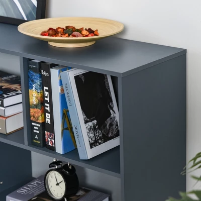 HOMCOM 3-Tier Child Bookcase Open Shelves Cabinet Floor Standing Cube Storage Organizer With Drawers 8 HOMCOM 3-Tier Child Bookcase Open Shelves Cabinet Floor Standing Cube Storage Organizer With Drawers - Image 6