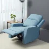 HOMCOM Electric Power Recliner Armchair With USB Charging Station, Sofa Recliner With Linen Upholstered Seat And Retractable Footrest, Blue -Homcom GUEST a9817920 76e2 4b85 995a ce04297422fa