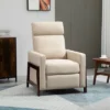 HOMCOM Manual Recliner Chair For Living Room Bedroom, Reclining Sofa Armchair With Footrest, Greige -Homcom GUEST abf16880 7aa3 4b79 bb37 eddc959cd43f