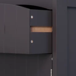 HOMCOM Bathroom Storage Cabinet, Free Standing Bath Storage Unit, Tall Linen Tower With 3-Tier Shelves And Drawer, Brown -Homcom GUEST af15dc32 d755 4f9a 86f7 4e0af365f93d