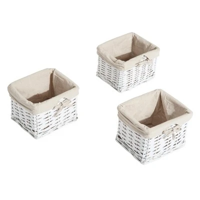 HomCom 32" Rustic Floating Shelf With Coat Hooks And Baskets - Antique White 8 HomCom 32" Rustic Floating Shelf With Coat Hooks And Baskets - Antique White - Image 6