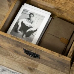 HOMCOM Rustic Storage Cabinet Sideboard With 2 Drawers And 2 Cupboard, Distressed Brown 10 HOMCOM Rustic Storage Cabinet Sideboard With 2 Drawers And 2 Cupboard, Distressed Brown -Homcom GUEST af8bebab 998c 475d 83ba 79fa55902f7e