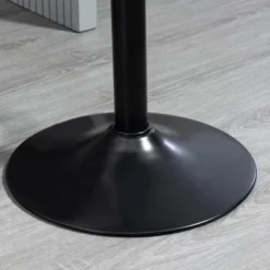 HOMCOM Adjustable Bar Stools Set Of 2, Swivel Barstools With Footrest And Back, PU Leather And Steel Round Base, For Kitchen Counter, Gray -Homcom GUEST b4cedde8 0ee0 4351 b390 7312c0be8dc7