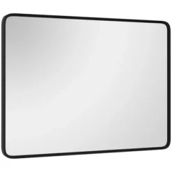 HOMCOM Aluminum Frame Wall Mounted Mirror, Decorative Rectangular Wall Mirror (Horizontal/Vertical) -Homcom GUEST b8c76a28 d6a9 45fe a5a3 5c212b22a340