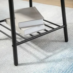 HOMCOM Side Table With 2-Tier Storage, End Table With Metal Frame For Living Room 11 HOMCOM Side Table With 2-Tier Storage, End Table With Metal Frame For Living Room -Homcom GUEST bb87061e 9091 4b04 adb8 22fafe134055