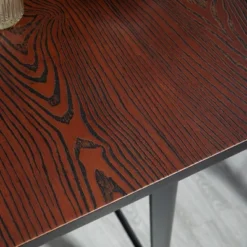 HOMCOM 3 Piece Industrial Dining Table Set, Counter Height Bar Table & Chairs Set With Footrests For Bistro, Pub 13 HOMCOM 3 Piece Industrial Dining Table Set, Counter Height Bar Table & Chairs Set With Footrests For Bistro, Pub -Homcom GUEST bbf52fa0 7a4c 43cc ae67 9b86193c9999