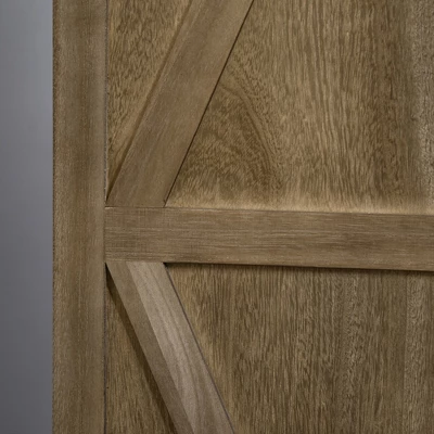 HOMCOM 4-Panel Folding Room Divider, 5.6 Ft Tall Freestanding Paulownia Wood Privacy Screen Panels For Indoor Bedroom Office, Brown 7 HOMCOM 4-Panel Folding Room Divider, 5.6 Ft Tall Freestanding Paulownia Wood Privacy Screen Panels For Indoor Bedroom Office, Brown - Image 5