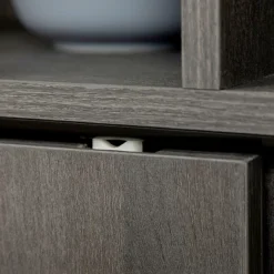 HOMCOM Modern Sideboard With Shelves, Buffet Cabinet With Storage Cabinets, Adjustable Shelf, Sliding Doors For Living Room, Kitchen, Dark Grey -Homcom GUEST c013e967 f144 449f a625 ecc4a91f67ec