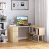 HOMCOM L-Shaped Rotating Computer Desk Home Office Study Workstation With Storage Shelves, Cabinet And Drawer For Home & Office 1 HOMCOM L-Shaped Rotating Computer Desk Home Office Study Workstation With Storage Shelves, Cabinet And Drawer For Home & Office -Homcom GUEST c1672ce7 cef9 4467 a71c 4c9e3843678f