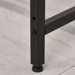 HOMCOM 55 Inch Home Office L-Shaped Computer Desk With Hutch And Storage Shelves, PC Table Study Writing Workstation With 2 Storage Compartments, Bookshelf -Homcom GUEST c317c57d 7ba2 47c1 aeaf 6614449dfcff