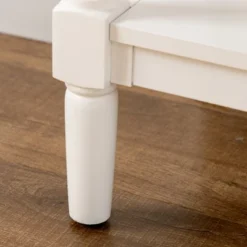 HOMCOM Console Table With Drawers, Vintage Entryway Table With 2 Drawers, Cabinets And Bottom Shelf, Retro Sofa Table For Living Room, Bedroom, White -Homcom GUEST caf6db4f ac5b 453e 9b58 f1ab70462775