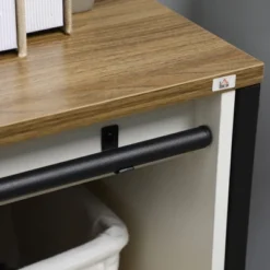 HOMCOM Buffet Cabinet, Farmhouse Sideboard, Coffee Bar Cabinet With Adjustable Shelf, Sliding Barn Door For Kitchen And Living Room 14 HOMCOM Buffet Cabinet, Farmhouse Sideboard, Coffee Bar Cabinet With Adjustable Shelf, Sliding Barn Door For Kitchen And Living Room -Homcom GUEST cb367226 d821 4bc1 bf2c 394d1b356a9b