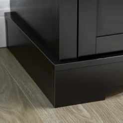 HOMCOM Sideboard Buffet Cabinet, Modern Kitchen Cabinet With 2 Drawers And Adjustable Shelves, Coffee Bar Cabinet For Living Room, Black -Homcom GUEST d2f31730 e5e8 4af3 bd95 9c5712184867