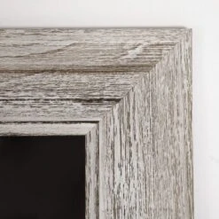 HOMCOM 64"x21" Wood Full Length Mirror, Farmhouse Decorative Wall Mirror, Hanging And Leaning Floor Mirror, Vertical Or Horizontal, Distressed Gray -Homcom GUEST d4b1950b 25d1 4b38 9f01 6b1ba0a3f97b