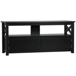 HOMCOM TV Cabinet Stand For TVs Up To 46 Inches, Entertainment Center With Storage Shelf And Cupboard For Living Room -Homcom GUEST e2a239c6 515c 4754 9e2d f68c9ee7c9ef