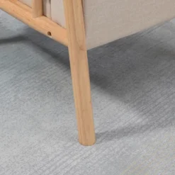 HOMCOM Accent Chair With Softness & Support, Upholstered Arm Chair For Living Room Furniture, Comfy Chair For Bedroom, Living Room Chair, Beige 11 HOMCOM Accent Chair With Softness & Support, Upholstered Arm Chair For Living Room Furniture, Comfy Chair For Bedroom, Living Room Chair, Beige -Homcom GUEST e6f2427e db8c 4ba7 a076 df8c2eb64fba