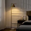 HOMCOM Modern Floor Lamps For Living Room Lighting, Adjustable Standing Lamp For Bedroom Lighting, Gold 1 HOMCOM Modern Floor Lamps For Living Room Lighting, Adjustable Standing Lamp For Bedroom Lighting, Gold -Homcom GUEST eb2eb6cc 3bd0 451d b825 15593858f88a