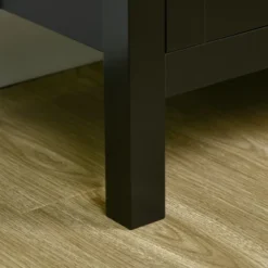 HOMCOM Modern Kitchen Sideboard, Buffet Table With Removable Wine Rack, Tempered Glass Door Cabinet And Adjustable Shelves For Living Room, Kitchen, Entryway, Black 10 HOMCOM Modern Kitchen Sideboard, Buffet Table With Removable Wine Rack, Tempered Glass Door Cabinet And Adjustable Shelves For Living Room, Kitchen, Entryway, Black -Homcom GUEST ee6d3783 7407 4032 a6f8 9602e6cf4429