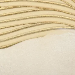 HOMCOM Hand-Painted Canvas Wall Art For Living Room Bedroom, Painting Gold Ginkgo Leaves, 39.25" X 31.5" -Homcom GUEST ee71690d 5705 4a51 a31c c6dc5eb9b247