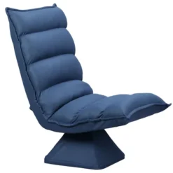 HOMCOM Swivel Floor Chair With Back Support, Microfiber Adjustable Video Gaming Chair For Reading, Lounging, Meditating, Blue 9 HOMCOM Swivel Floor Chair With Back Support, Microfiber Adjustable Video Gaming Chair For Reading, Lounging, Meditating, Blue -Homcom GUEST f3293f10 1613 404b b979 bd27ad63e180