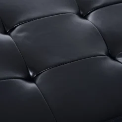 HomCom 44" Tufted Faux Leather Ottoman Storage Bench With Shoe Rack 13 HomCom 44" Tufted Faux Leather Ottoman Storage Bench With Shoe Rack -Homcom GUEST f480ddbe 3e51 42d0 9012 6c7fdf381f58