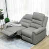 HOMCOM Modern Loveseat Recliner Sofa With Thick Sponge Padding, 2 Seater Couch Recliner Couch Manual Reclining Sofa Loveseat Couch, Gray 1 HOMCOM Modern Loveseat Recliner Sofa With Thick Sponge Padding, 2 Seater Couch Recliner Couch Manual Reclining Sofa Loveseat Couch, Gray -Homcom GUEST f4ab5cc9 2557 4a97 8ecd 454a3d2f0778