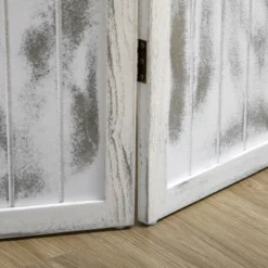 HOMCOM 5.5' Tall 4-Panel Room Divider And Folding Privacy Screen, Privacy Divider, Partition Wall For Indoor Bedroom Office Living Room, White -Homcom GUEST f77c33e1 b3e3 479e b2ec 413bb7f735bc