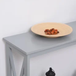 HOMCOM 2-Tier Console Table, Sofa Side Table With Storage Shelf, X Design For Entryway, Living Room, And Hallway 12 HOMCOM 2-Tier Console Table, Sofa Side Table With Storage Shelf, X Design For Entryway, Living Room, And Hallway -Homcom GUEST f9b36b41 f3a5 4294 b995 3c628dcd169e